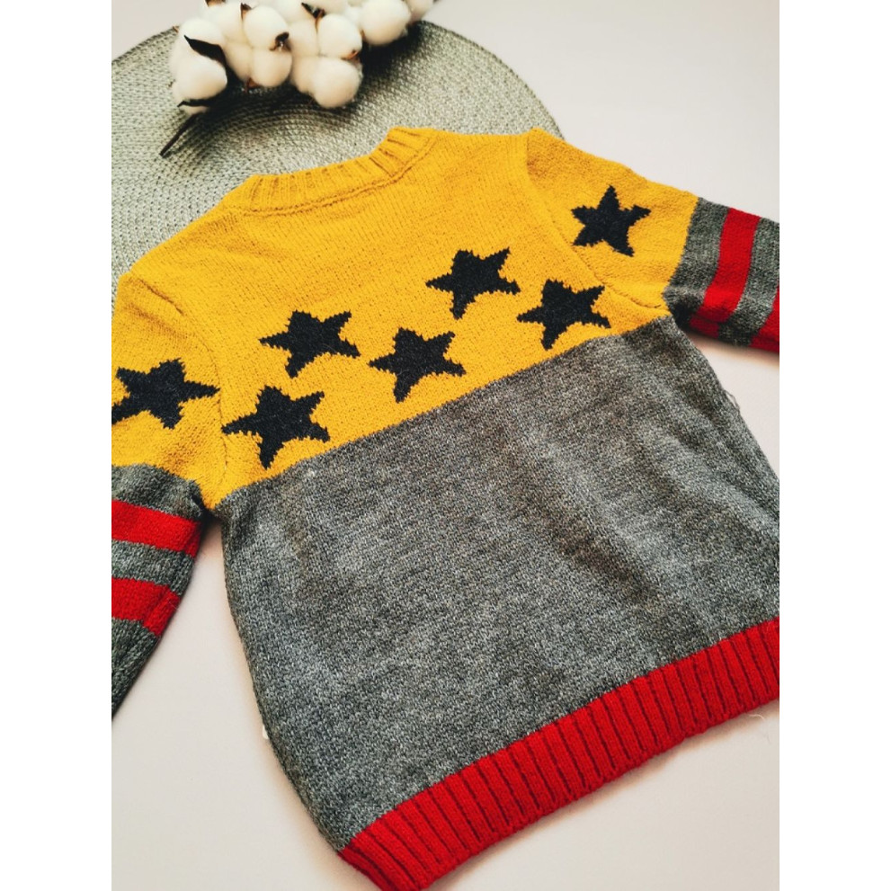 Светрик для хлопчика Hilfiger сірий низ 1524