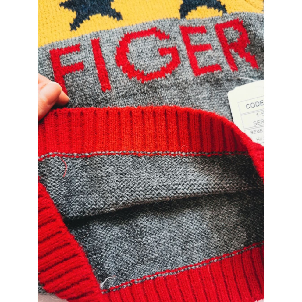 Светрик для хлопчика Hilfiger сірий низ 1524