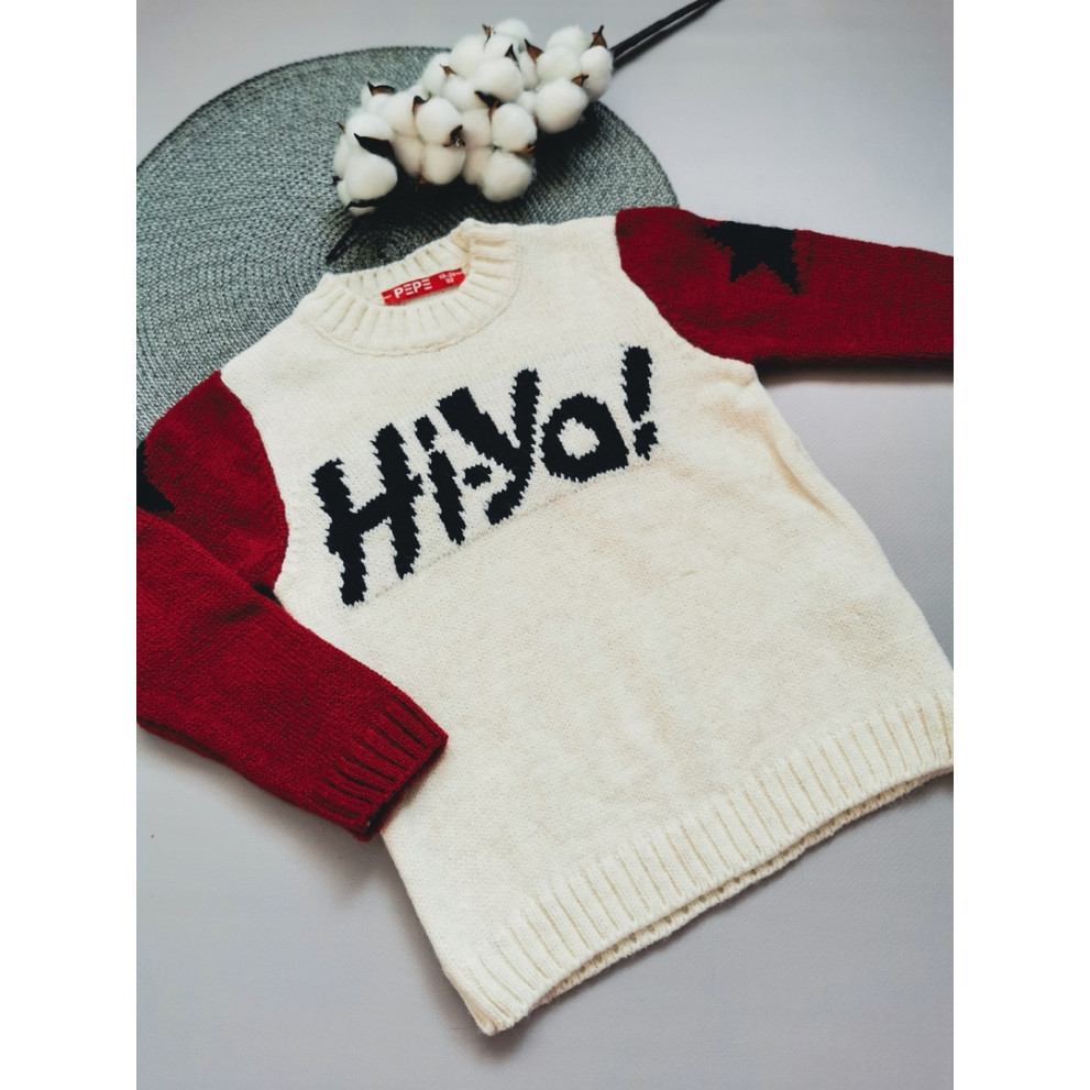 Светрик для хлопчика Hi-Yo! білий 1529