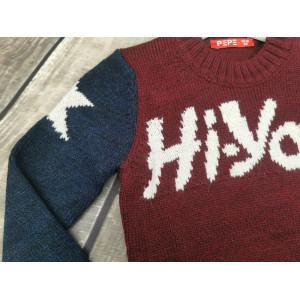 Светрик для хлопчика Hi-Yo! коричневий 1528