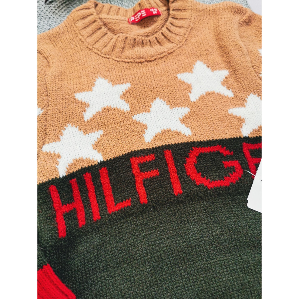 Светрик для хлопчика Hilfiger зелений низ 1523
