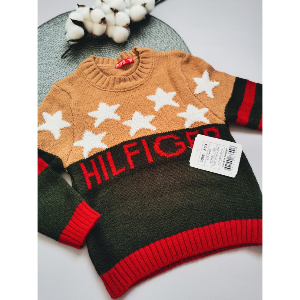Светрик для хлопчика Hilfiger зелений низ 1523