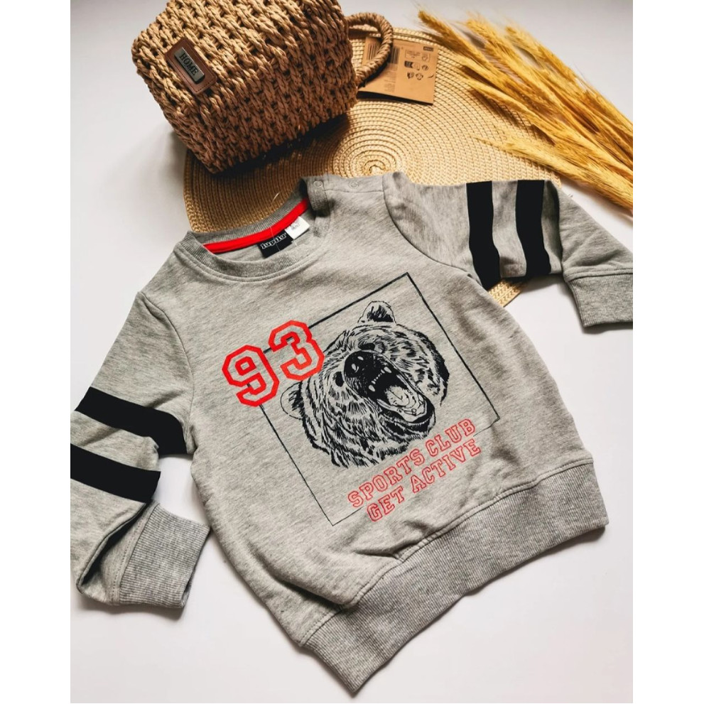 Світшот хлопчику сірий 93 30224