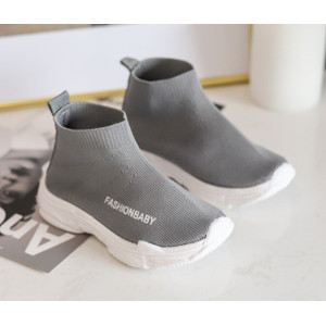 Текстильні кросівки FashionBaby сірі 20459