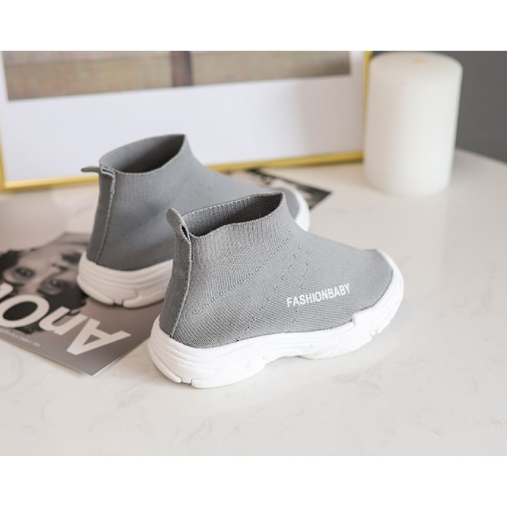 Текстильні кросівки FashionBaby сірі 20459