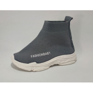 Текстильні кросівки FashionBaby сірі 20459
