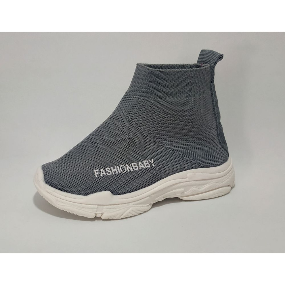 Текстильні кросівки FashionBaby сірі 20459