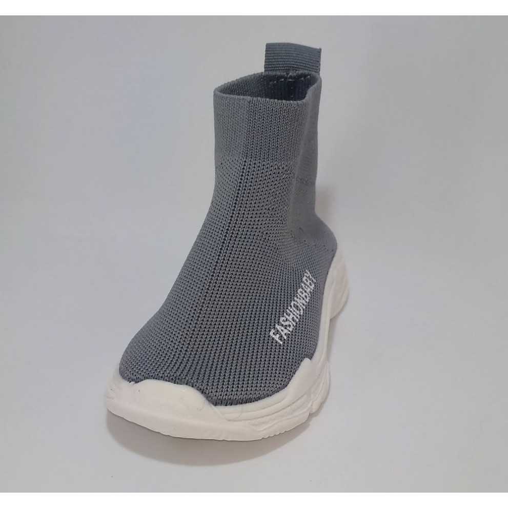 Текстильні кросівки FashionBaby сірі 20459