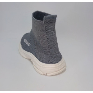 Текстильні кросівки FashionBaby сірі 20459