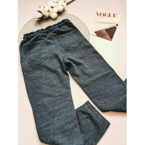 Теплі спортивні штани темно-сині 30127