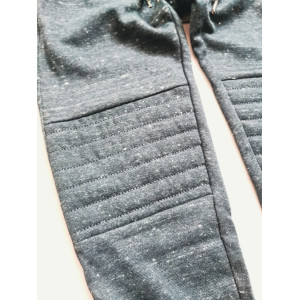 Теплі спортивні штани темно-сині 30127