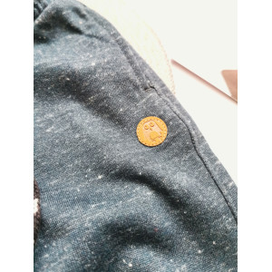 Теплі спортивні штани темно-сині 30127