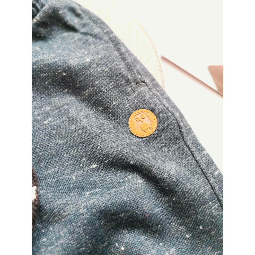 Теплі спортивні штани темно-сині 30127