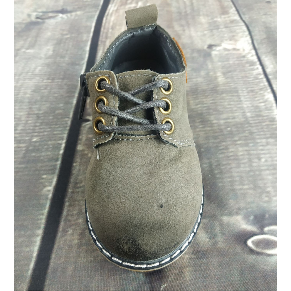 Туфлі дитячі еко-замша WSX сірі