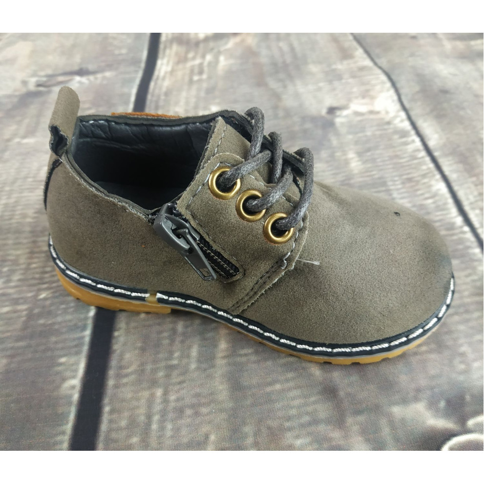 Туфлі дитячі еко-замша WSX сірі