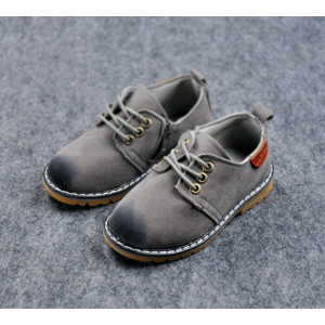 Туфлі дитячі еко-замша WSX сірі