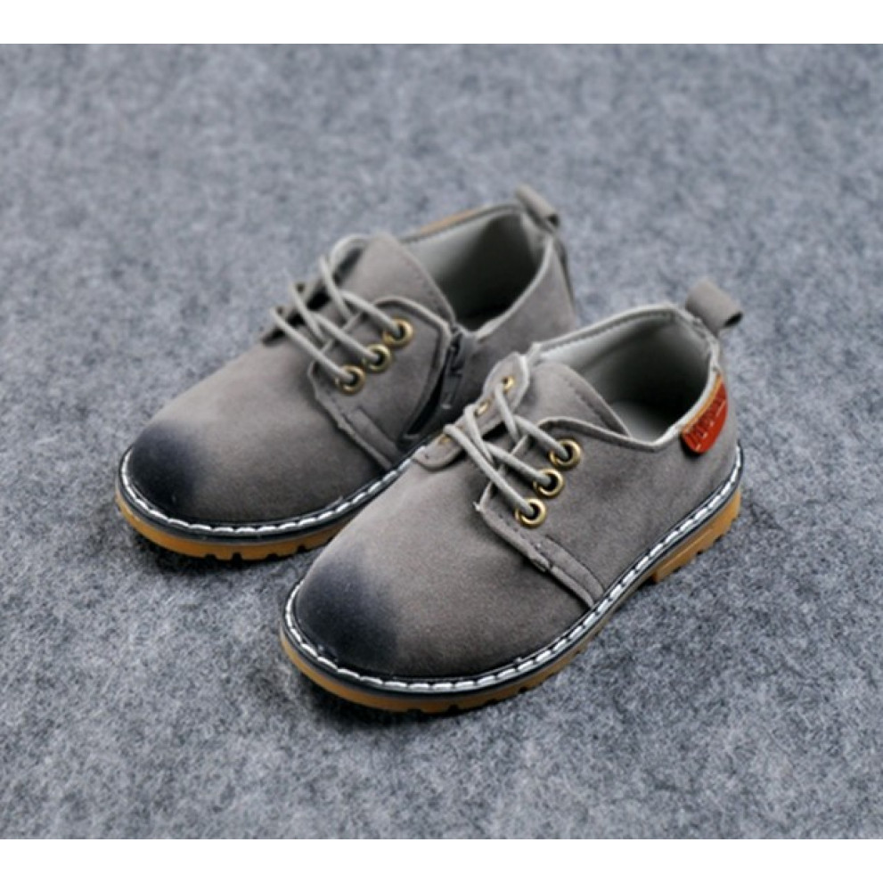 Туфлі дитячі еко-замша WSX сірі