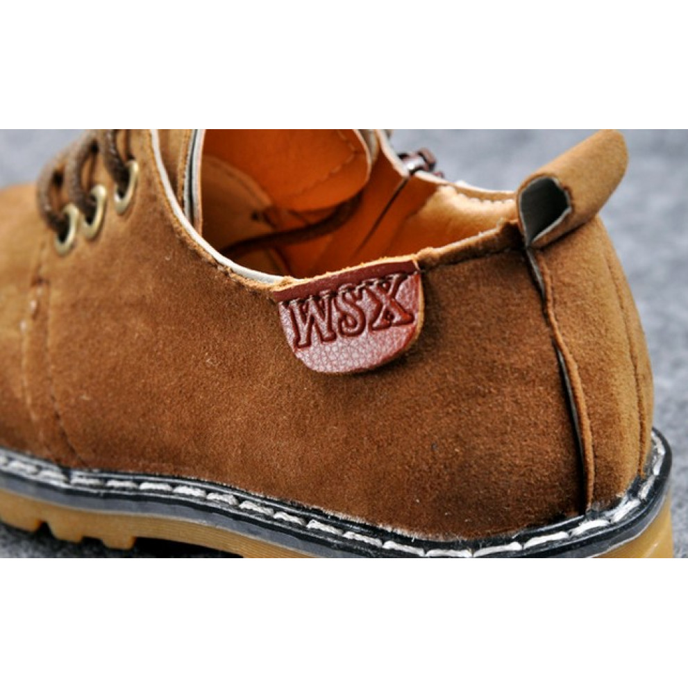 Туфлі дитячі еко-замша WSX коричневі