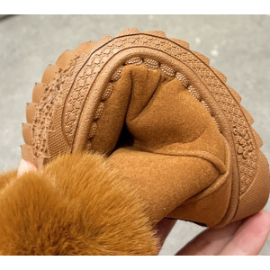 Уггі дитячі Bunny еко-нубук коричневі