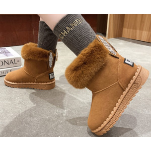 Уггі дитячі Bunny еко-нубук коричневі