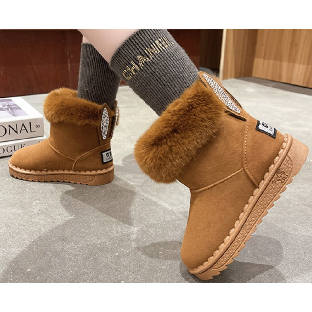 Уггі дитячі Bunny еко-нубук коричневі