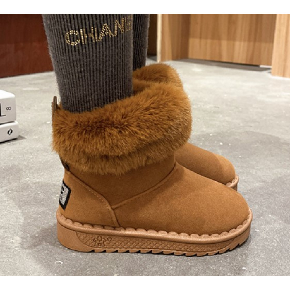 Уггі дитячі Bunny еко-нубук коричневі