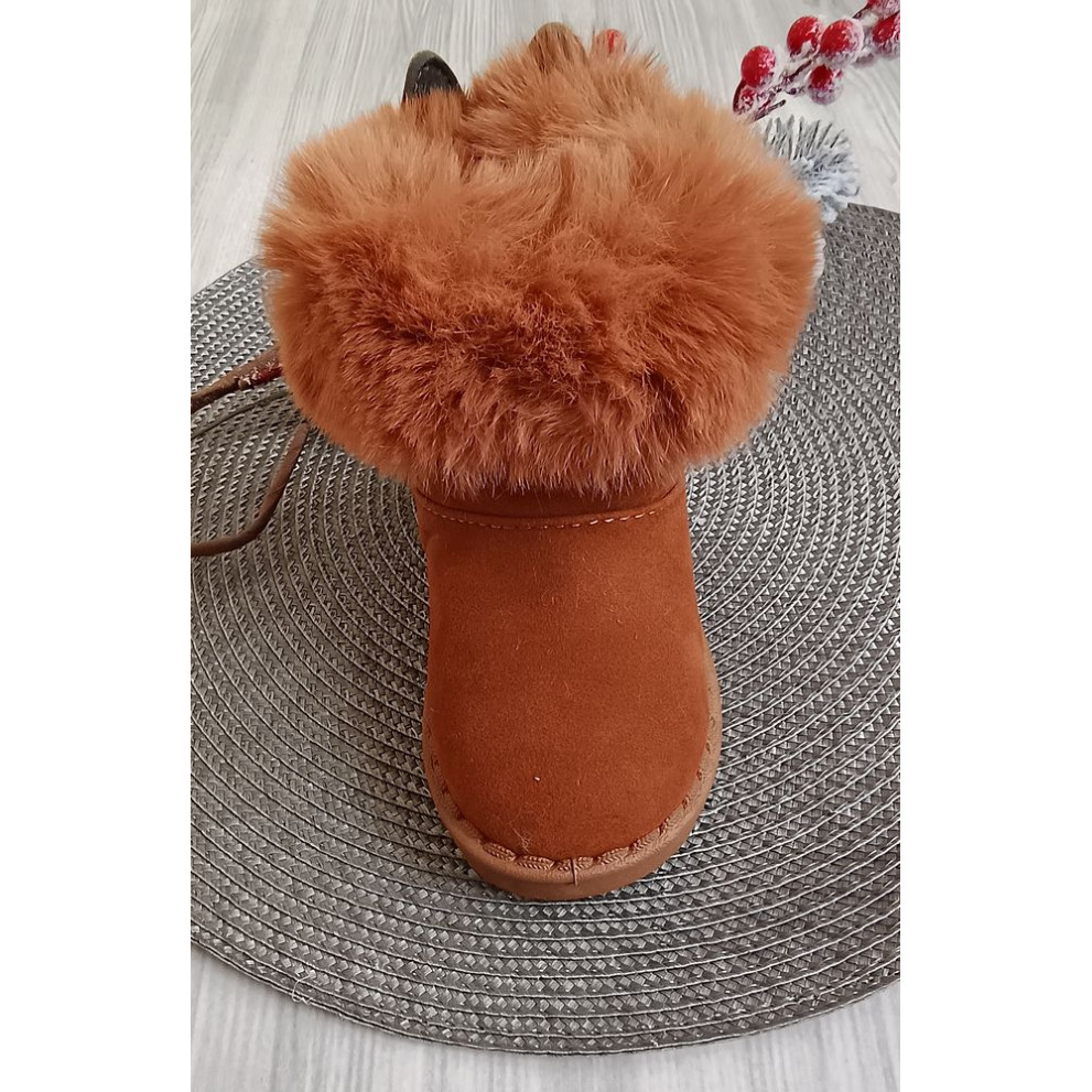 Уггі дитячі Bunny еко-нубук коричневі