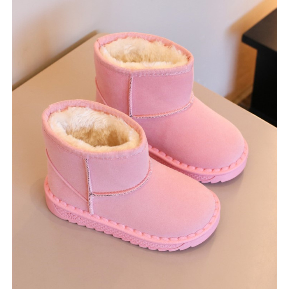 Уггі дитячі FN еко-нубук рожеві