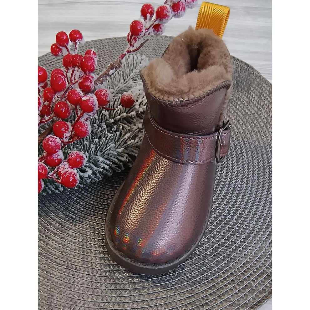 Уггі для дівчаток перламутрові Best коричневі