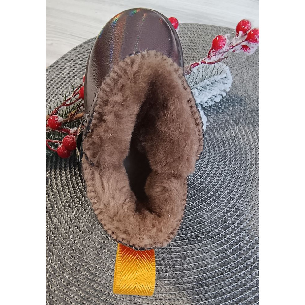 Уггі для дівчаток перламутрові Best коричневі