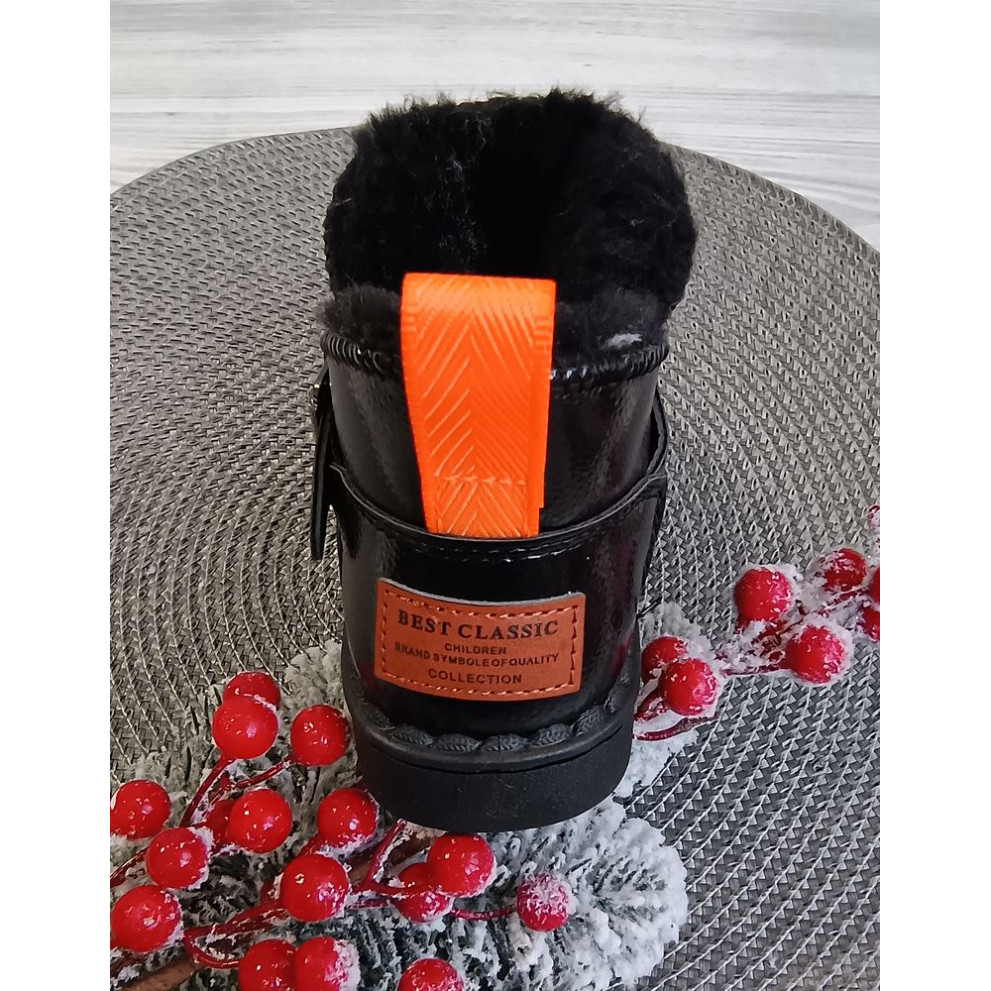 Уггі для дівчаток перламутрові Best чорні