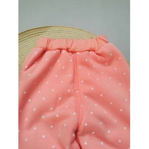 Утеплені лосинки для дівчинки з ведмедиками 10182