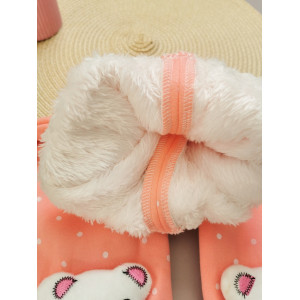 Утеплені лосинки для дівчинки з ведмедиками 10182