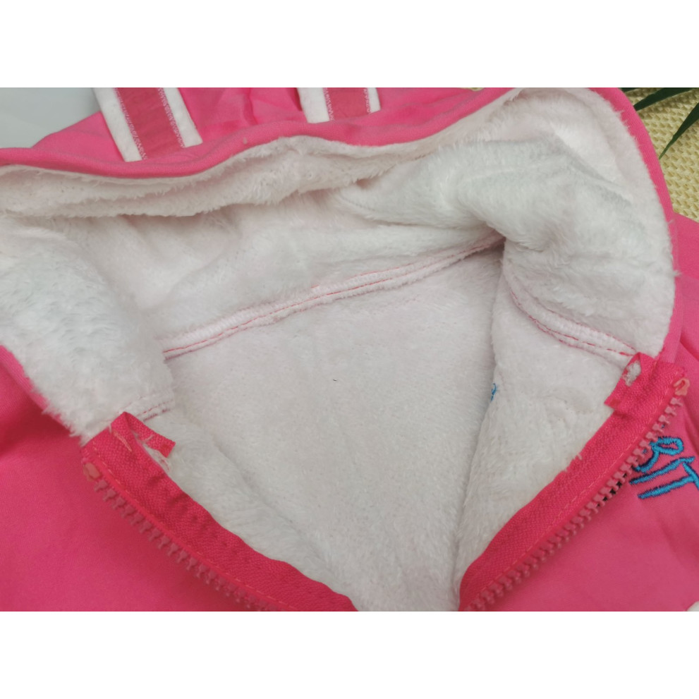 Утеплений костюм для дівчинки Love Rabbit малиновий 1870