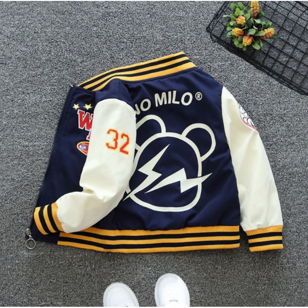 Вітрівка для хлопчика Nono milo темно-синя 10336