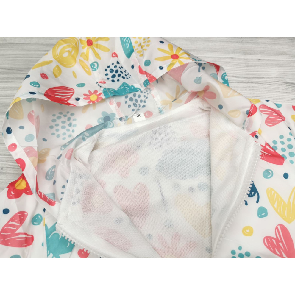 Вітрівка для дівчинки біла 1787