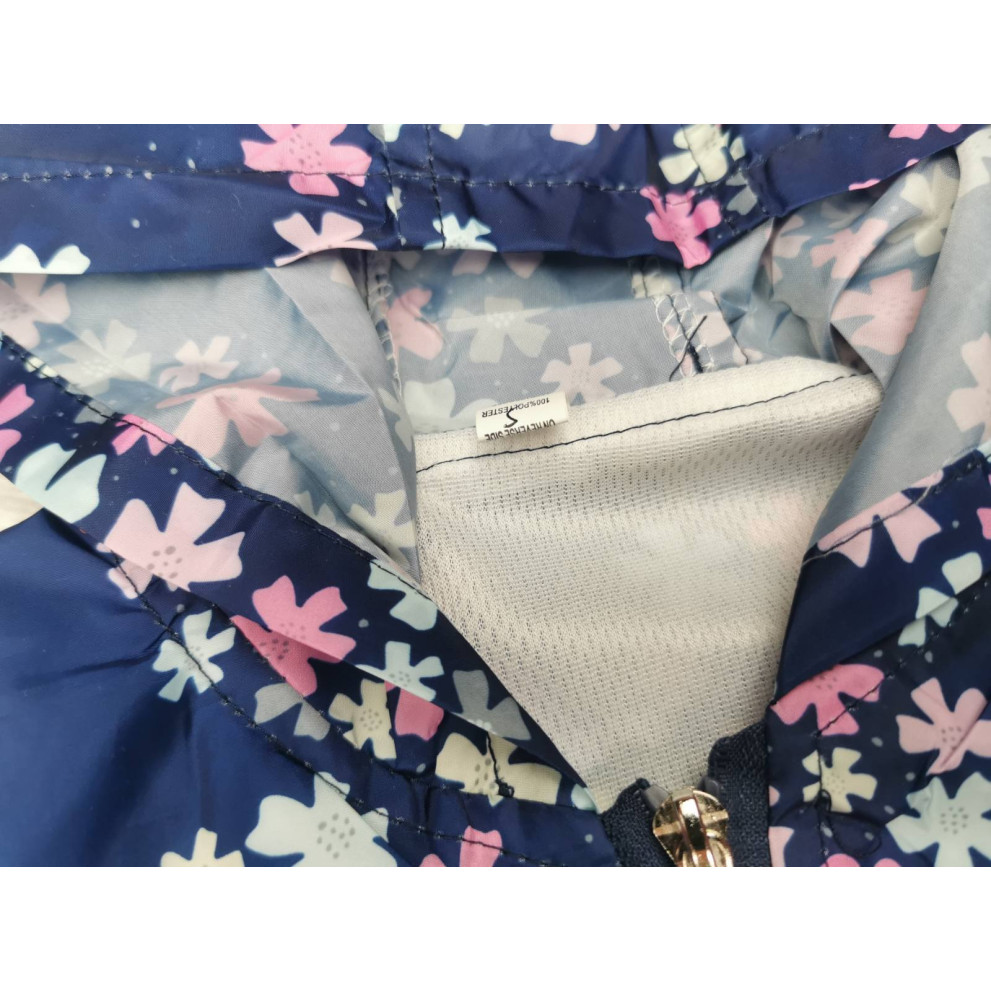 Вітрівка для дівчинки темно-синя 1785