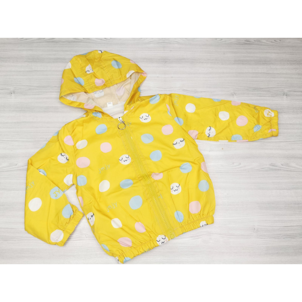 Вітрівка для дівчинки жовта 1784