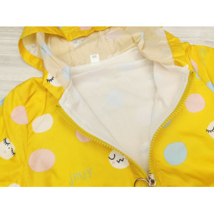 Вітрівка для дівчинки жовта 1784