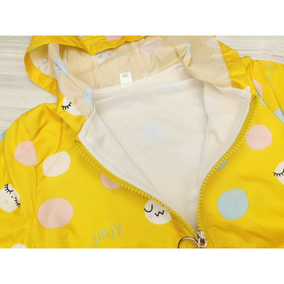Вітрівка для дівчинки жовта 1784