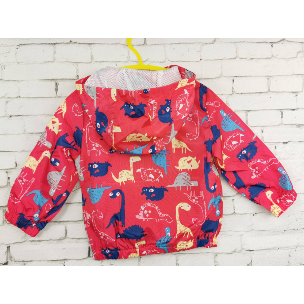 Вітрівка для хлопчика Dino червона 1060