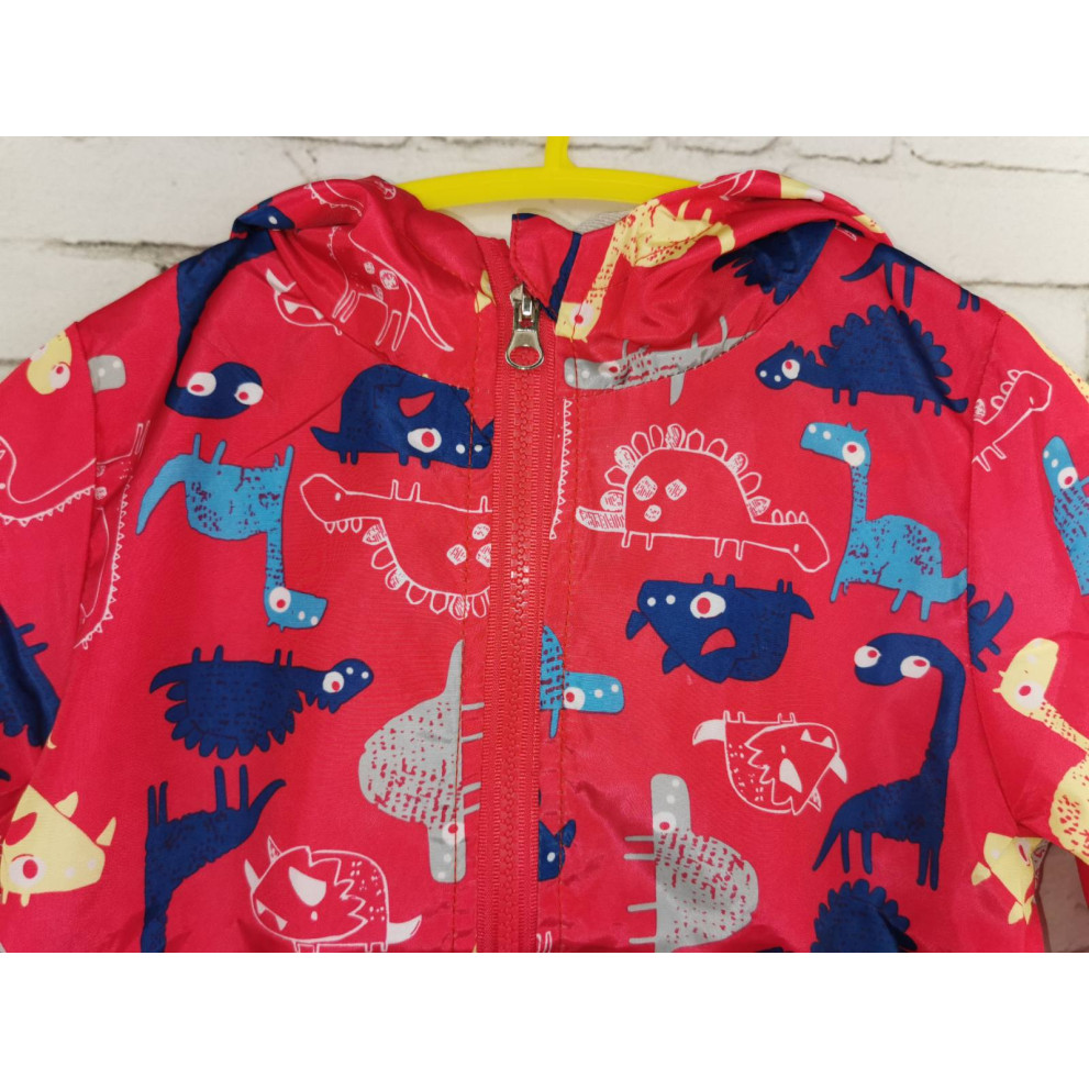 Вітрівка для хлопчика Dino червона 1060