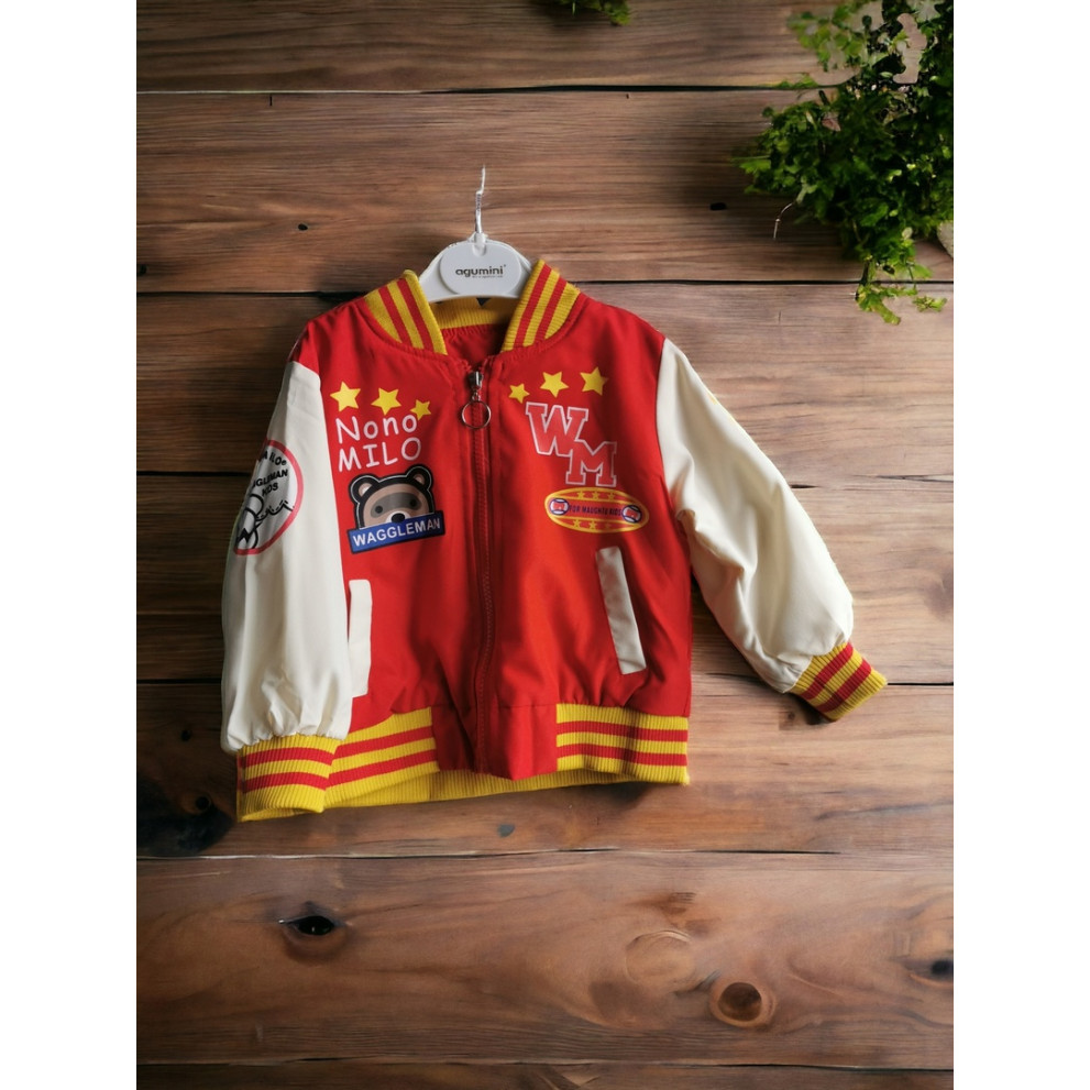Вітрівка для хлопчика Nono milo червона 10337