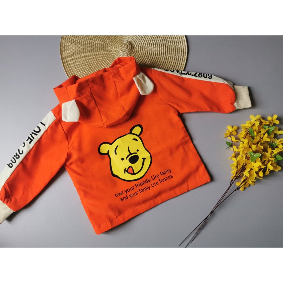 Вітрівка для хлопчика оранж Bear 2034