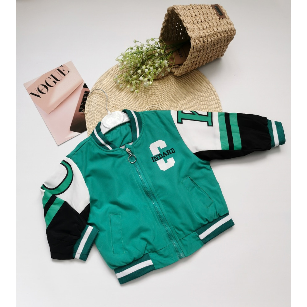 Вітрівка для хлопчика tandart зелена 10333