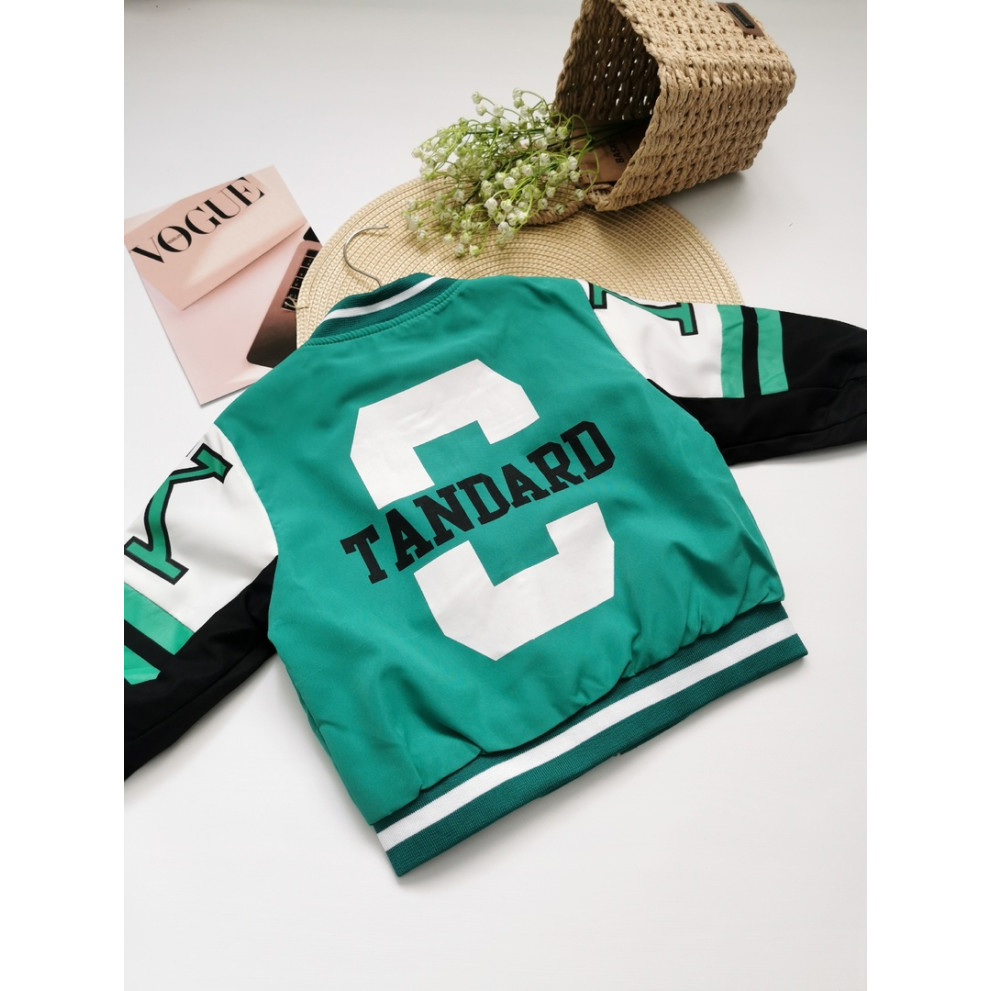 Вітрівка для хлопчика tandart зелена 10333