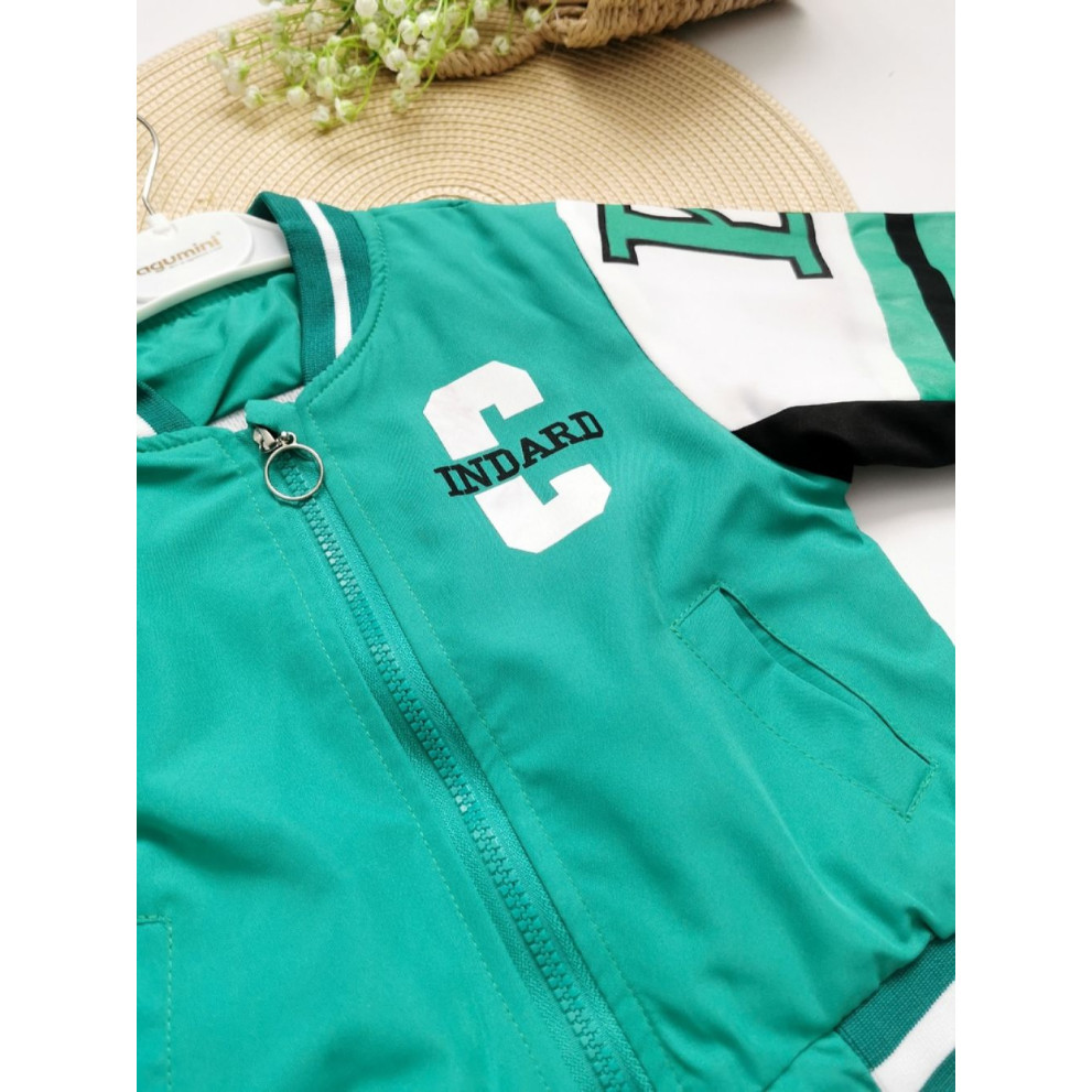 Вітрівка для хлопчика tandart зелена 10333