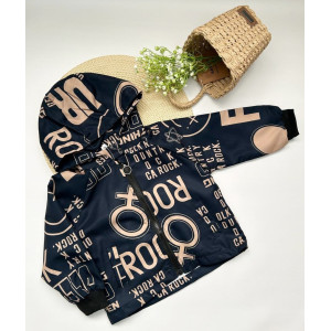 Вітрівка для хлопчика темно-синя 10374