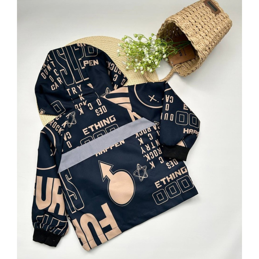 Вітрівка для хлопчика темно-синя 10374