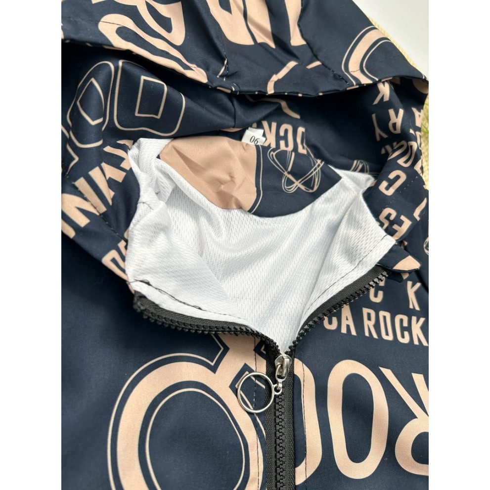 Вітрівка для хлопчика темно-синя 10374